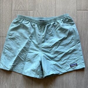 Patagonia Men's Swim Trunks Light Blue - Size MEDIUM